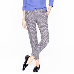 J. Crew Cafe Capri in Navy Tweed Size 4